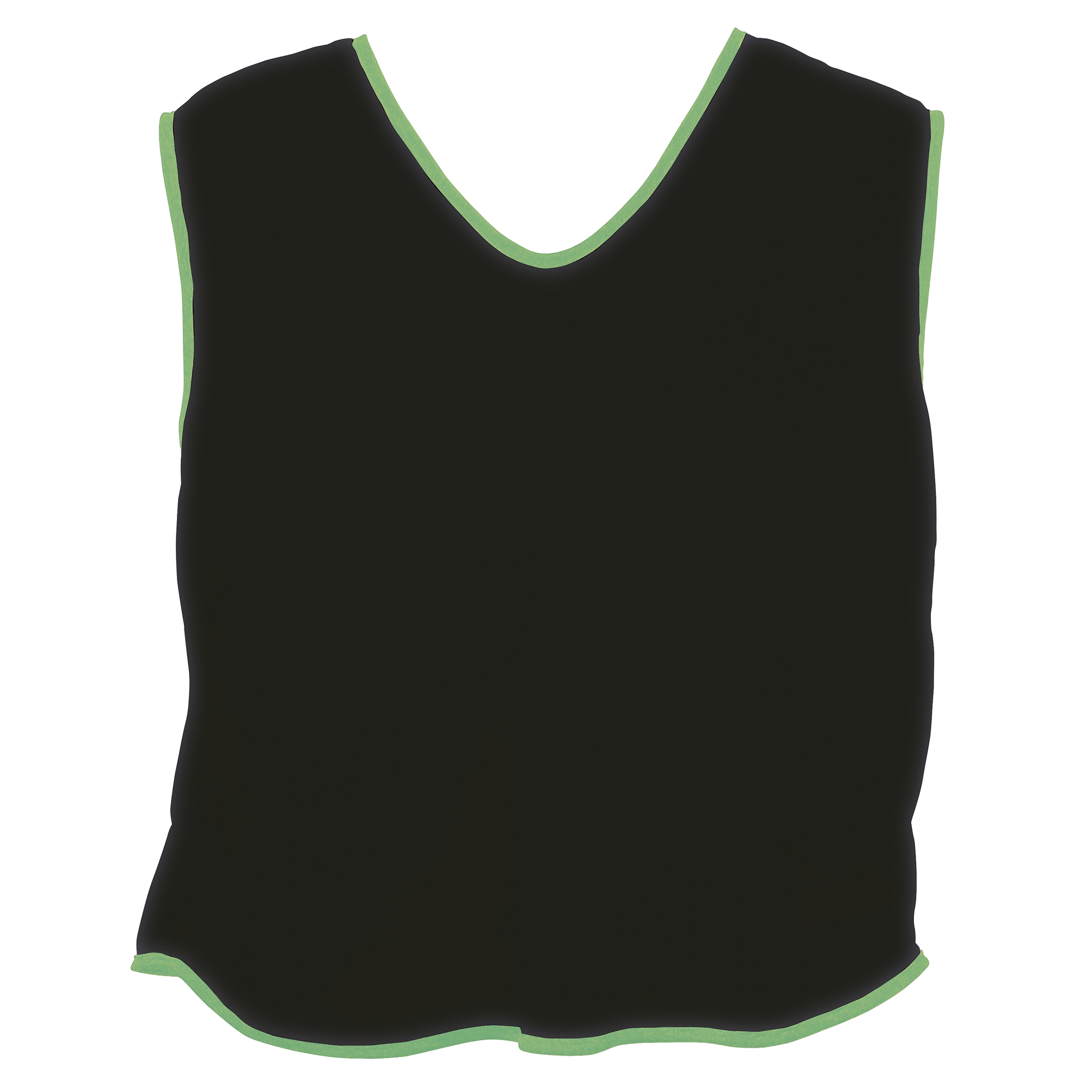 Plain Mesh Training Bib Age 15+ years - Black - Pack 10